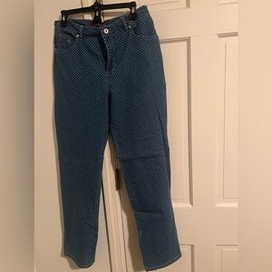 Gloria Vanderbilt AMANDA Blue Jeans Size 12 Missy NWOT